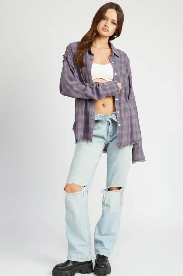 Jessie Oversized Shirt*Emory Park Clothing Online