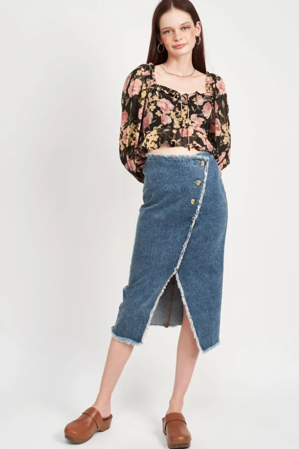 Lucia Midi Skirt*Emory Park Clothing Online