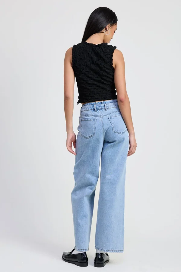Marlo Straight Leg Denim Pants*Emory Park Clothing Sale