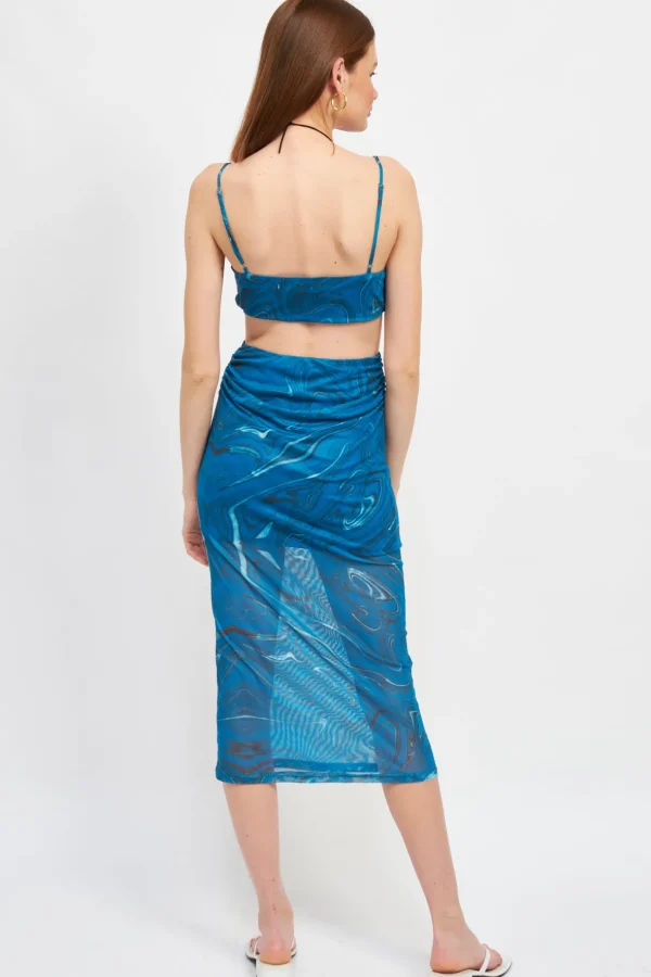 Zuri Mesh Maxi Dress*Emory Park Clothing New